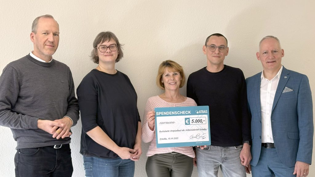 Foto - ATBAS Spendenübergabe an Hospizdienst der Volkssolidarität Dresden